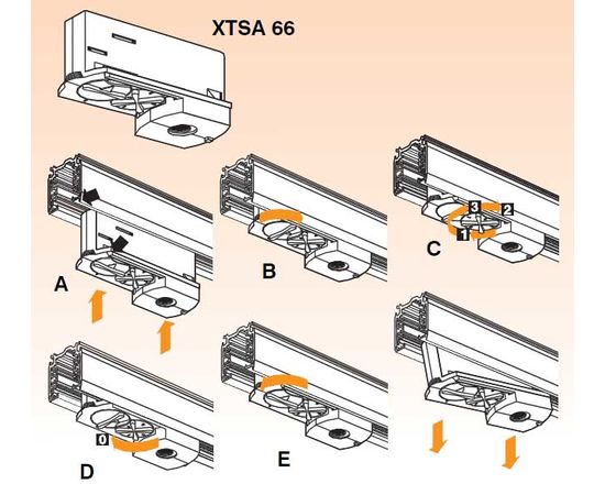 Шинопровод осветительный Nordic Aluminium XTSA-66, фото 2