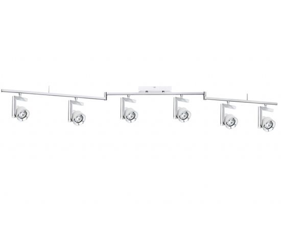 Потолочный светильник Paulmann Spotlight Turn 6x40W GU10 Sz/Chr 60236, фото 2