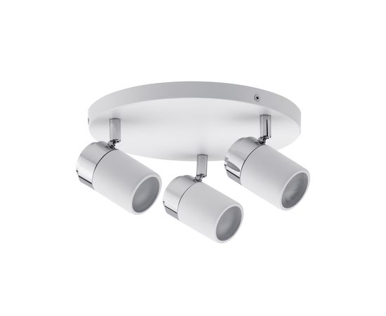 Потолочный светильник Paulmann Spotlight Zyli IP44 Rondell 3x3,5W GU10 Ws/Chr 60336, фото 2