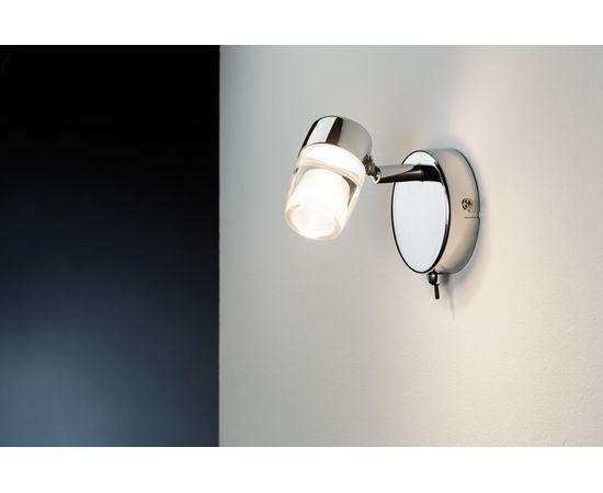 Настенный светильник Paulmann Spotlight Bowl LED 1x3,2W Chrom 230V Metall 60382, фото 2