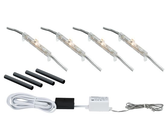 Встраиваемый в стену светильник Paulmann Special Fliesenl Set Groove LED 4x0,03W 93756, фото 2