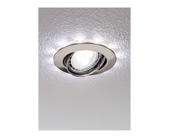 Встраиваемый в потолок светильник Paulmann STAR EBLSCHW M.LED RING SHINE 3X4,5W EIS 93801, фото 5