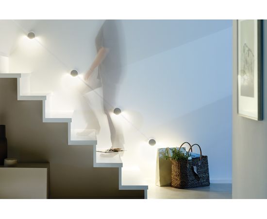 Настенный светильник Paulmann Special ABL StairLED 4x1,2W 10VA 95mm Ws 93807, фото 4