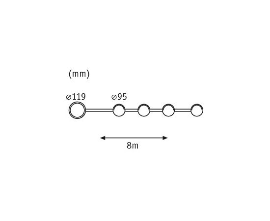 Настенный светильник Paulmann Special ABL StairLED 4x1,2W 10VA 95mm Ws 93807, фото 6