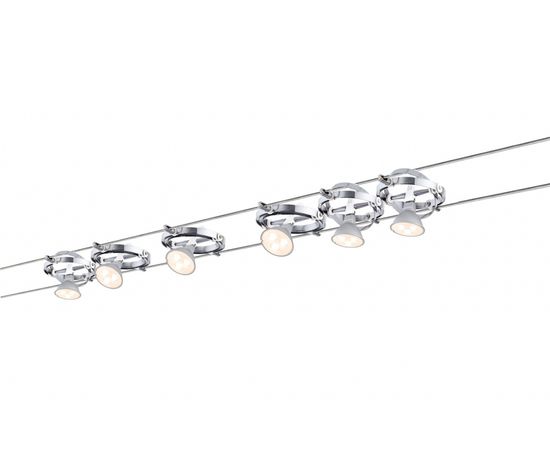 Подвесная система освещения Paulmann WireSystem Cardan LED 4x4W GU5,3 Chrom 94125, фото 3