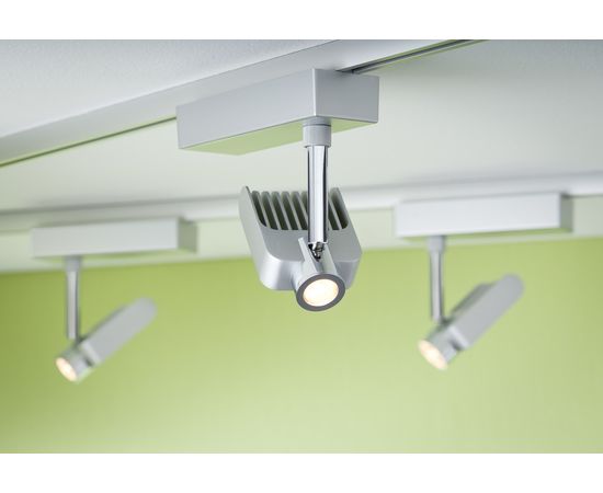 Трековый светодиодный светильник Paulmann URail L+E Spot Vision II 1x8,2W chr 95215, фото 2