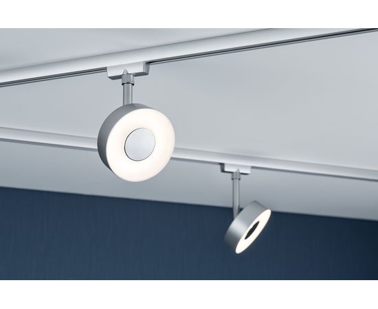 Трековый светодиодный светильник Paulmann URail System Spot Circle 1x4,5W Chrom 95271, фото 2