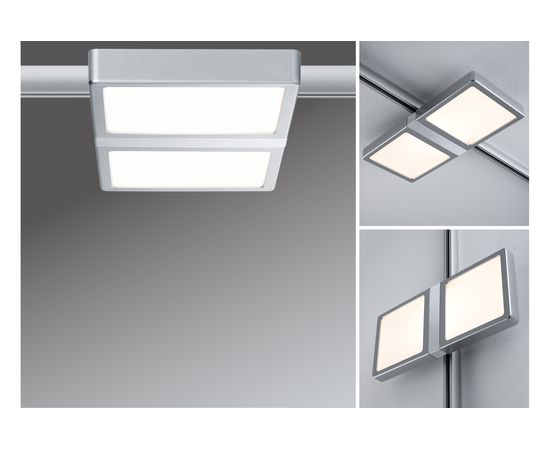 Трековый светодиодный светильник Paulmann URail Sys LED Panel Double 2x4W 95309, фото 2