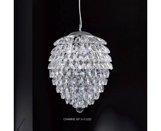 Подвесной светильник Crystal Lux CHARME SP3+3 LED, фото 2