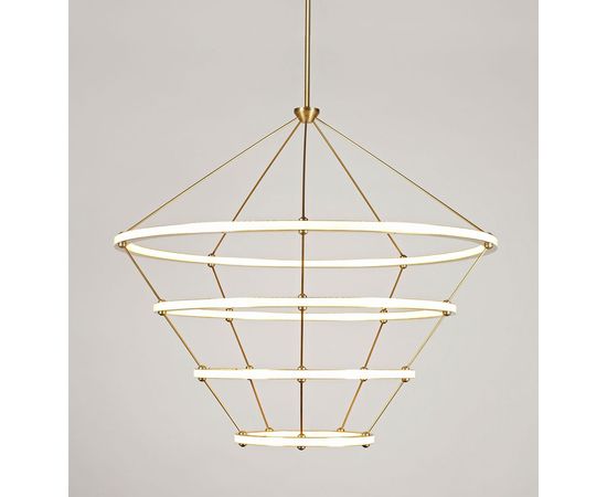 Подвесной светильник Roll &amp;amp; Hill Halo Chandelier - 3 Rings, фото 2