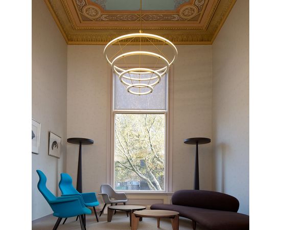 Подвесной светильник Roll &amp;amp; Hill Halo Chandelier - 3 Rings, фото 4