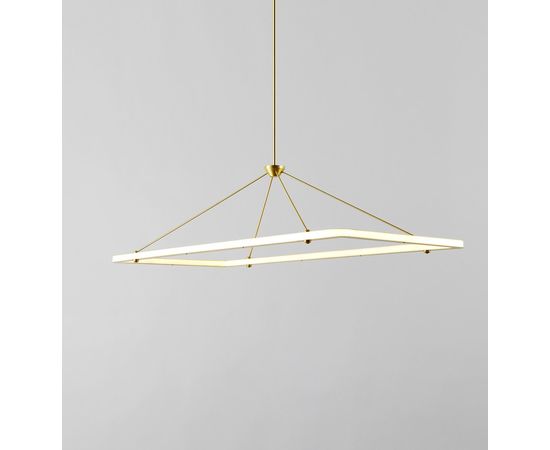 Подвесной светильник Roll &amp;amp; Hill Halo Rectangle Pendant, фото 2