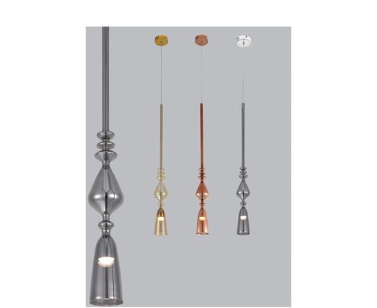 Подвесной светильник Crystal Lux LUX SP1 B SMOKE, фото 2