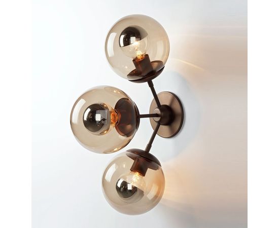 Настенный светильник Roll &amp;amp; Hill Modo Sconce - 3 Globes, фото 2
