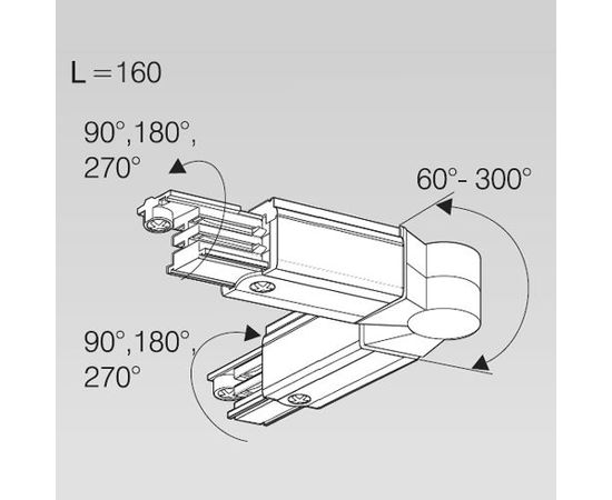 Шинопровод осветительный Nordic Aluminium XTS-24, фото 4