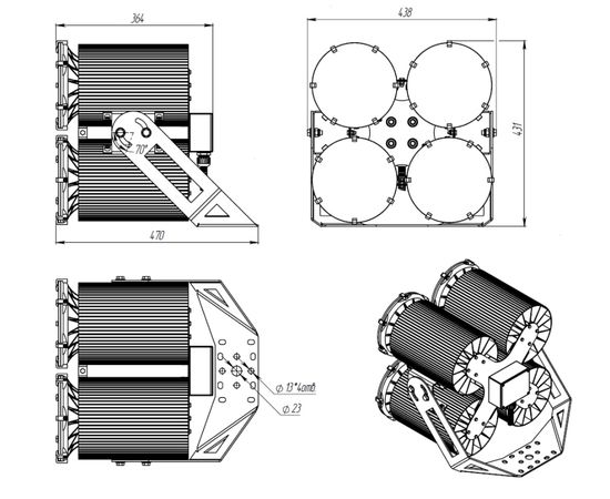 Подвесной светильник Ферекс ДСП 02-520-50-Г60, фото 3