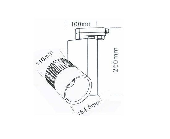 Трековый светодиодный светильник Luxeon POLARIS LED, фото 2