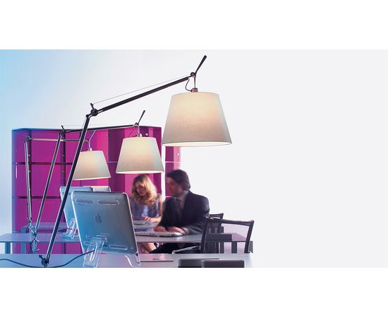 Настольная лампа Artemide Tolomeo Mega Table - Alluminium with switch on/off, фото 3