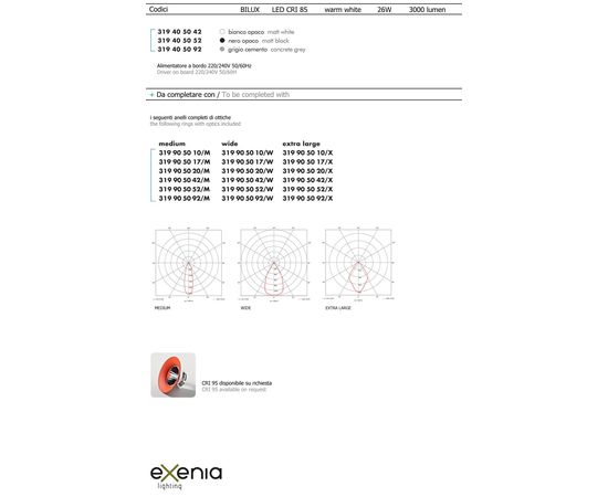 Потолочный светильник Exenia BILUX 319405042, фото 3