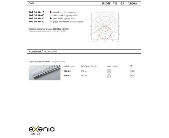 Подвесной светильник Exenia BRIDGE 702501080, фото 2