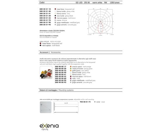Подвесной светильник Exenia GO! 300505192, фото 3