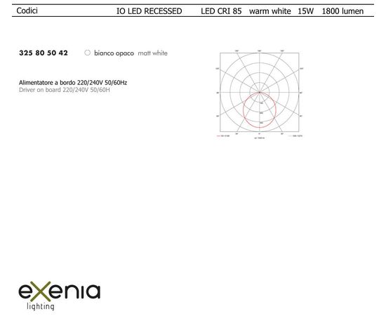 Встраиваемый в потолок светильник Exenia IO Led Recessed Trimless 325805042, фото 2