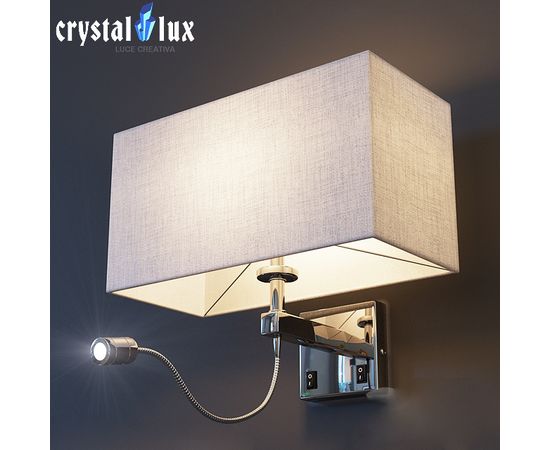 Настенный светильник Crystal Lux JEWEL AP2 WH, фото 2