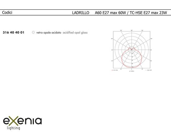 Потолочный светильник Exenia LADRILLO 316404001, фото 3