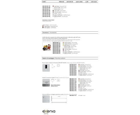 Подвесной светильник Exenia MINI GO! 334505410, фото 2