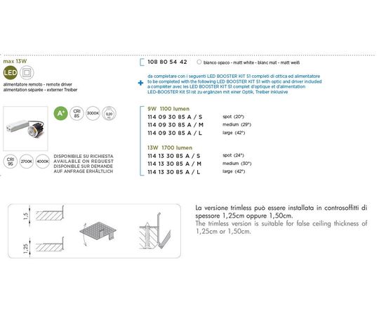 Встраиваемый в потолок светильник Exenia NEMO mini 108805442, фото 2