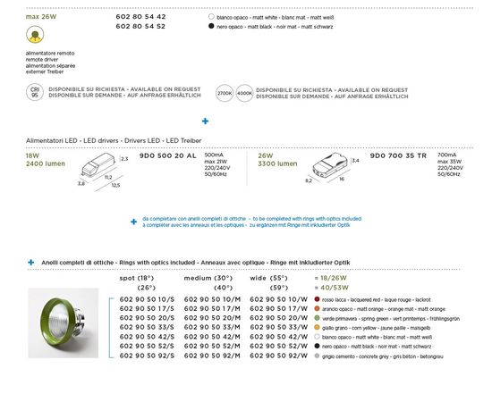 Встраиваемый в потолок светильник Exenia NIO recessed 602805442, фото 5