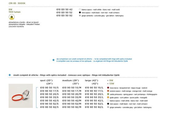 Трековый светодиодный светильник Exenia M2 610E05052, фото 2