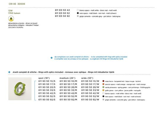 Трековый светодиодный светильник Exenia M3 611E05042, фото 2