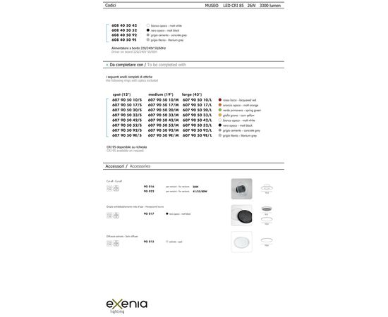 Потолочный светильник Exenia MUSEO 608405052, фото 3