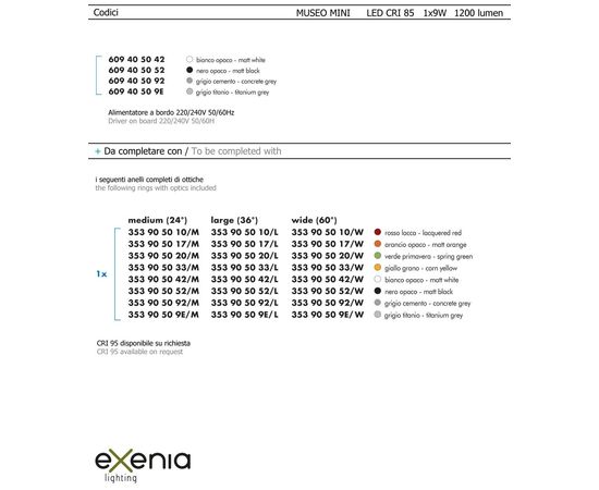 Потолочный светильник Exenia MUSEO mini 609405052, фото 2