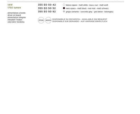 Трековый светодиодный светильник Exenia TRATTO 355E05092, фото 1