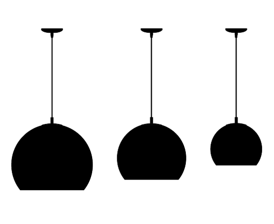 Подвесной светильник Viso Dome Suspension, фото 4