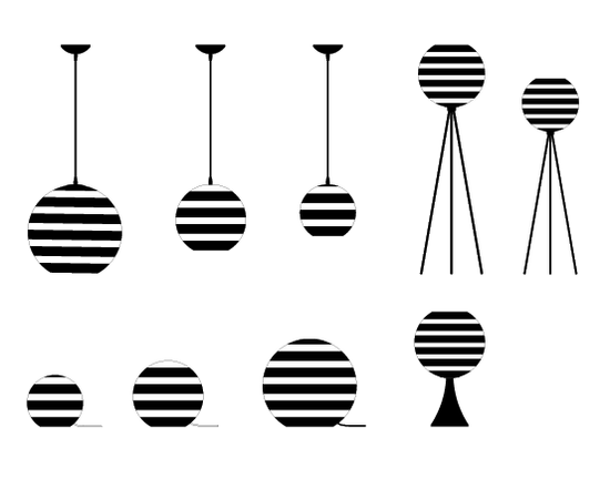 Подвесной светильник Viso Zebra Suspension, фото 6