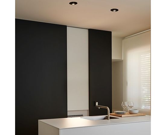 Встраиваемый в потолок светильник Flos Architectural Johnny 80 Semi-Recessed 1L Square, фото 4