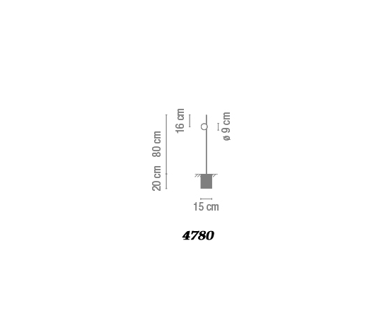 Осветительный столб Vibia June 4770, фото 4