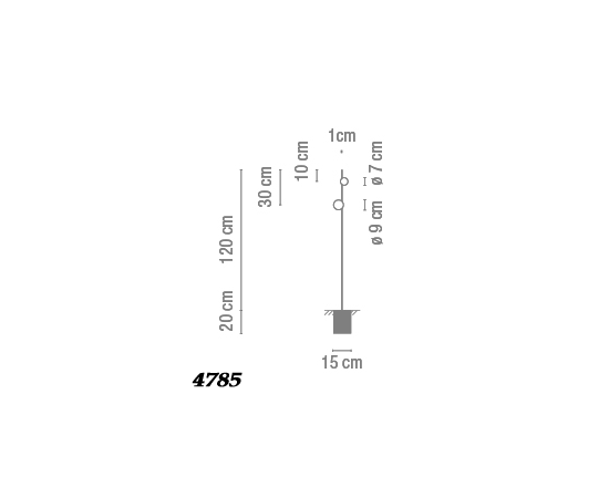 Осветительный столб Vibia June 4785, фото 2