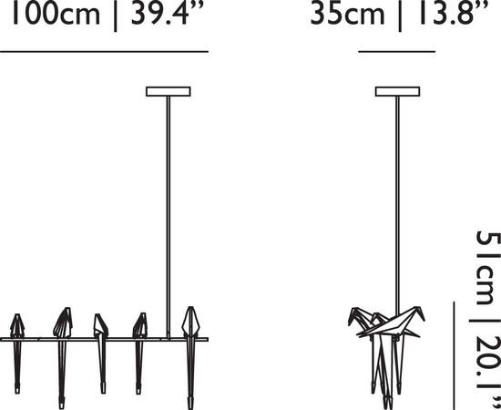 Подвесной светильник Moooi Perch Light branch, фото 4