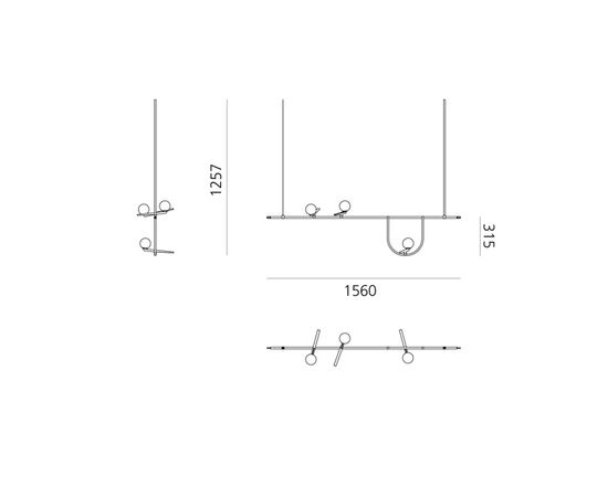 Подвесной светильник Artemide Yanzi suspension 1, фото 2
