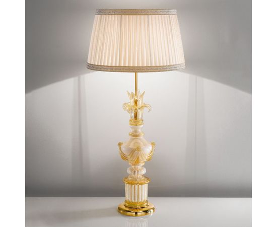 Настольная лампа OR ILLUMINAZIONE 1025/LT BIANCO-ORO, фото 1