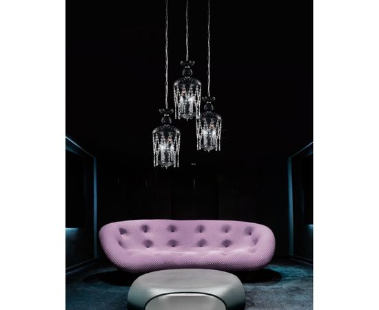 Подвесной светильник OR ILLUMINAZIONE 454/S25 MC CR NERO, фото 2