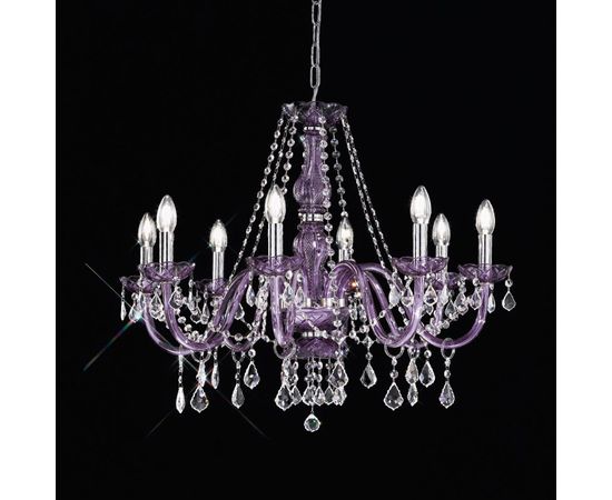 Люстра OR ILLUMINAZIONE 454/8 MC CR VIOLA, фото 1