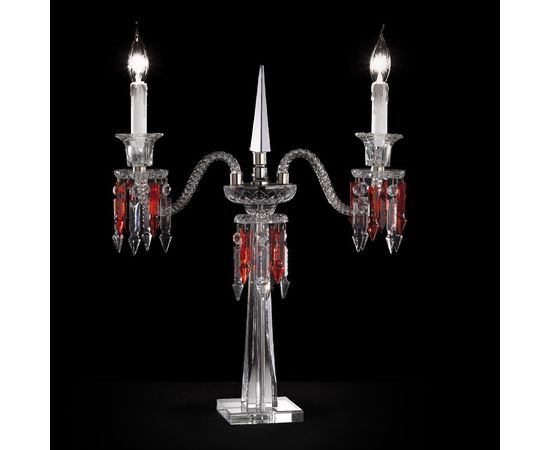 Настольная лампа OR ILLUMINAZIONE 474/FL2 CR MIX ROSSO, фото 1