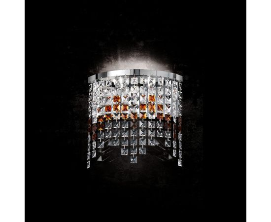 Бра OR ILLUMINAZIONE 650/A CR ASF TRASP. AMBRA, фото 1