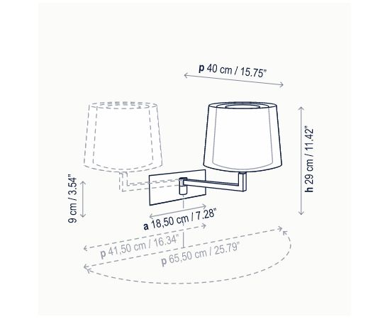Настенный светильник Bover Basik 02, фото 2