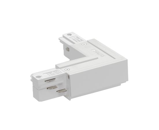 L-CONNECTOR for EUTRAC 240V 3-phase surface-mounted track, фото 1